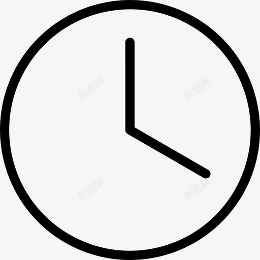 时钟表盘指针图标svg_新图网 https://ixintu.com 指针 接口轮廓15 时钟 时间 滴答声 表盘 计时器
