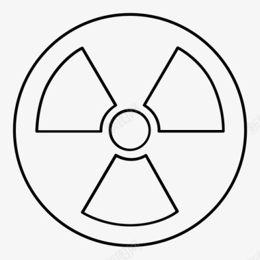核警告放射性辐射图标图标