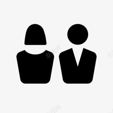 女人和男人厕所用户图标图标