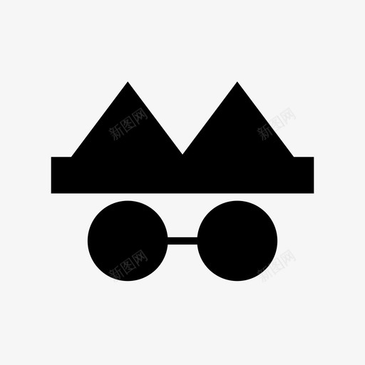 帽子和眼镜特工男人图标svg_新图网 https://ixintu.com 伪装 侦探 帽子和眼镜 服装 特工 男人 眼镜 衣服 调查