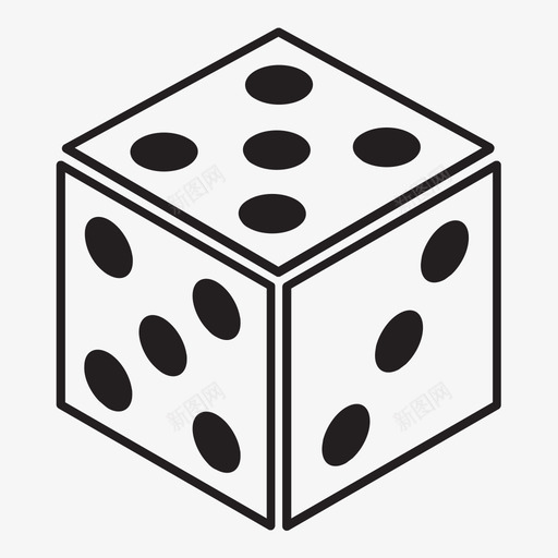 骰子字母图标svg_新图网 https://ixintu.com 字母图标 骰子
