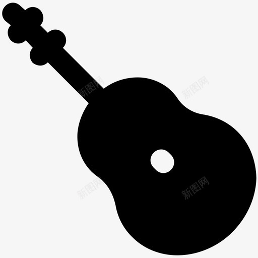 乐器小提琴弦乐器图标svg_新图网 https://ixintu.com 乐器 写歌 吉他 和弦琴 多媒体大胆的实心图标 小提琴 弦乐器 旋律 演奏 音乐制作者