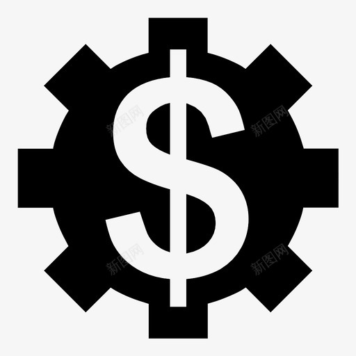 开发成本潜力资金图标svg_新图网 https://ixintu.com 价格 工厂 工程师 开发成本 成本 潜力 美元符号 设备 资金