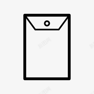 马尼拉信封法定持有人文件保管人图标图标