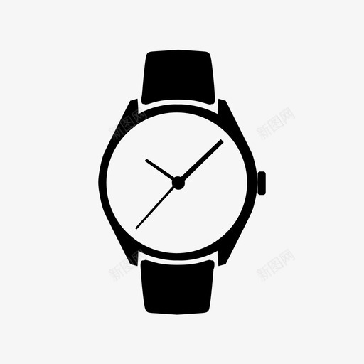 手表钟表石英图标svg_新图网 https://ixintu.com 奢侈品 手表 指针 珠宝 石英 腕表 表带 钟表