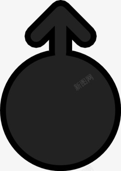 球员的象征天王星中心球门图标高清图片