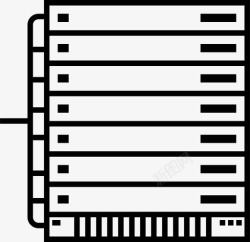 服务器集群集群服务器阵列乐趣图标高清图片