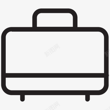 行李箱酒店线路图标图标