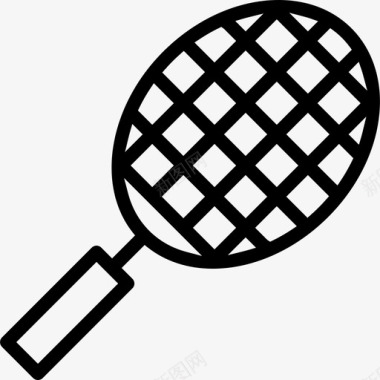 网球拍网训练图标图标