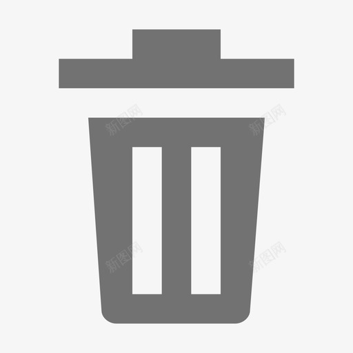 垃圾箱启动和开发材料标图标svg_新图网 https://ixintu.com 启动和开发材料设计图标 垃圾箱