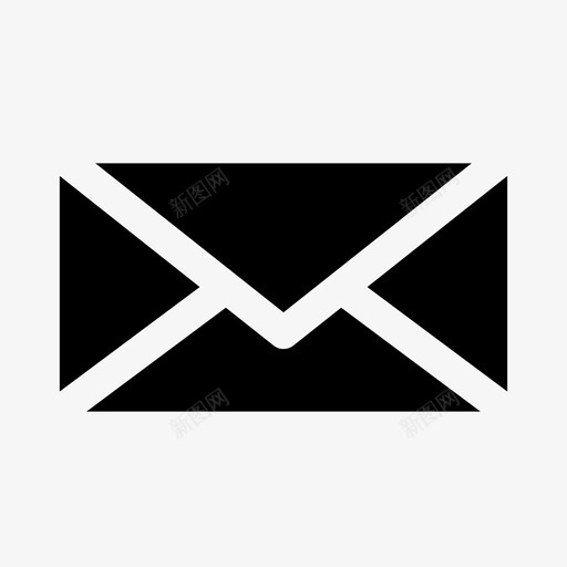 信封粘合剂卡片图标svg_新图网 https://ixintu.com 信件 信封 卡片 名片 封盖 尺寸10 电子邮件 粘合剂