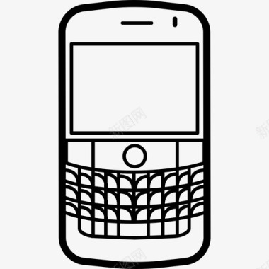 流行手机型号黑莓粗体工具用具流行手机图标图标