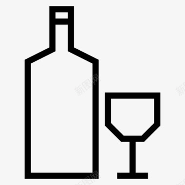 葡萄酒浪漫葡萄图标图标