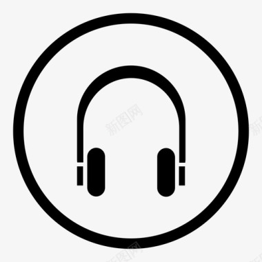 耳机电子产品听觉图标图标