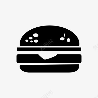 汉堡牛肉包子图标图标