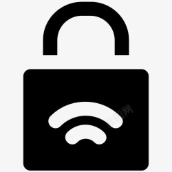 无线网密码wifi锁定标志无线网络wifi密码图标高清图片