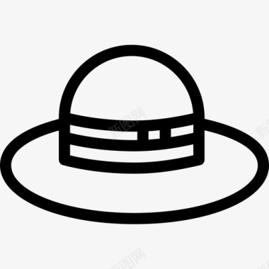 帽子服装头图标图标