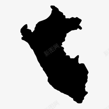 秘鲁美洲国家图标图标