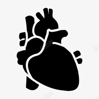 心脏心室心房图标图标