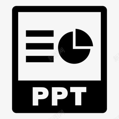 ppt文件动画文档图标图标