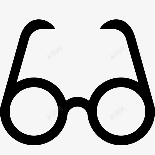 眼镜眼睛书呆子图标svg_新图网 https://ixintu.com 书呆子 用 看 眼睛 眼镜 穿 衣服 读
