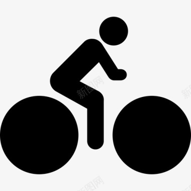 残奥会自行车体育多项目图标图标