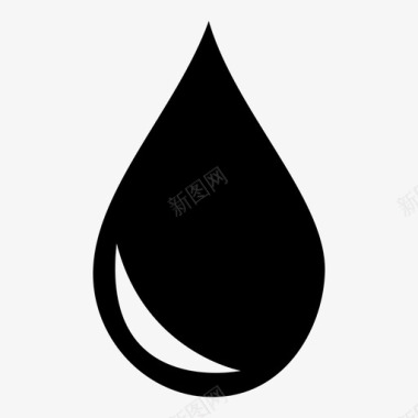 水滴燃料液体图标图标