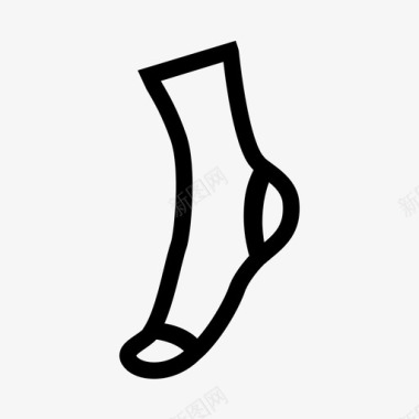 袜子遮蔽物针点图标图标