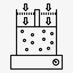 原子科学压力科学推动图标高清图片