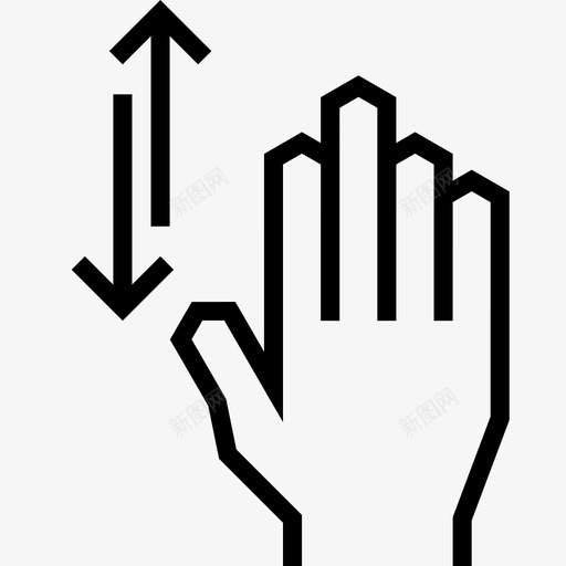 四个手指滑动左ipad图标svg_新图网 https://ixintu.com ipad 向上 向下 向前 向后 四个手指滑动 左 手 手势 角度手势