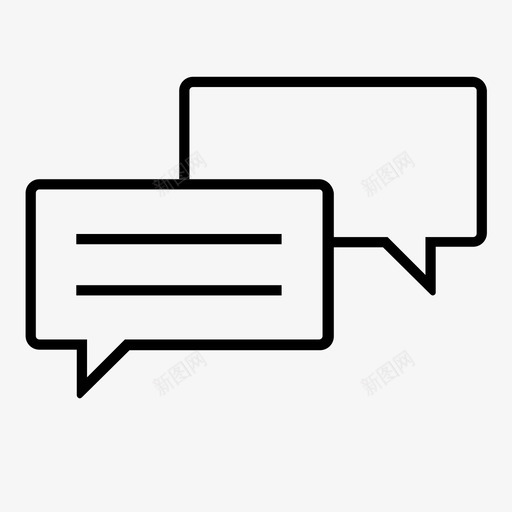 语音泡泡说话多重图标svg_新图网 https://ixintu.com 交流 信息 单词 卡通 多重 对话 盒子 语音泡泡 说话