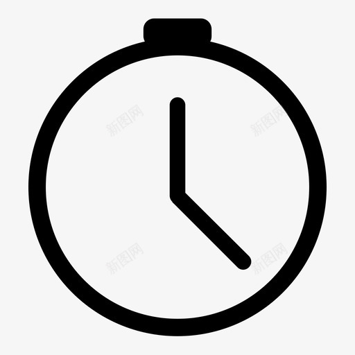 秒表模拟快速图标svg_新图网 https://ixintu.com 小时 快速 指针 时钟 时间 模拟 秒表 计时器 速度