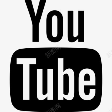 Youtube徽标社交酷图标图标