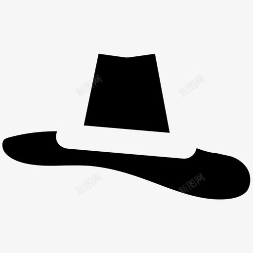 牛仔帽衣服大胆的固体图标svg_新图网 https://ixintu.com 牛仔帽 衣服大胆的固体图标