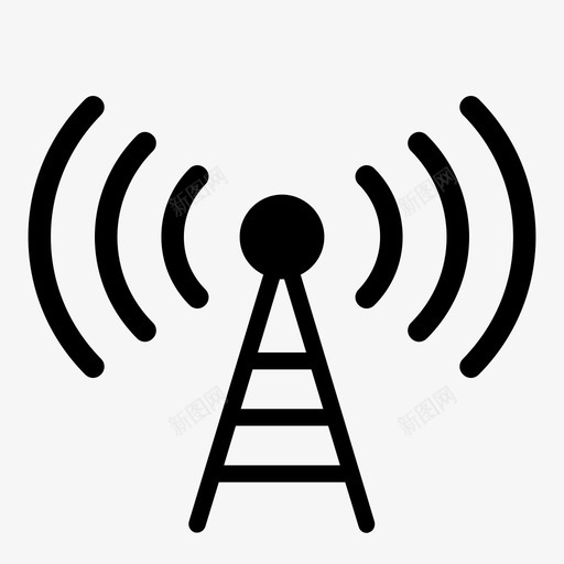 wifi4g连接图标svg_新图网 https://ixintu.com 4g wifi 互联网 信号 数据 无线 移动网络 连接
