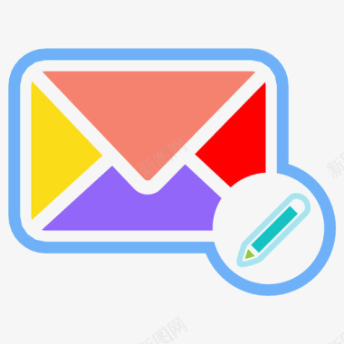 撰写邮件补充新邮件图标图标