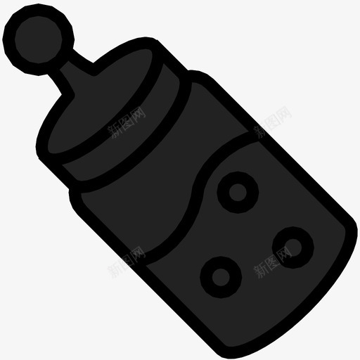 婴儿奶瓶储存塑料图标svg_新图网 https://ixintu.com 储存 儿童 喂养 喂食器 塑料 婴儿奶瓶 水 牛奶