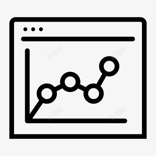 折线图趋势搜索引擎优化图标svg_新图网 https://ixintu.com 互联网 代理 分析 图 在线营销 折线图 搜索引擎优化 搜索引擎优化代理 数据 点 网络 趋势