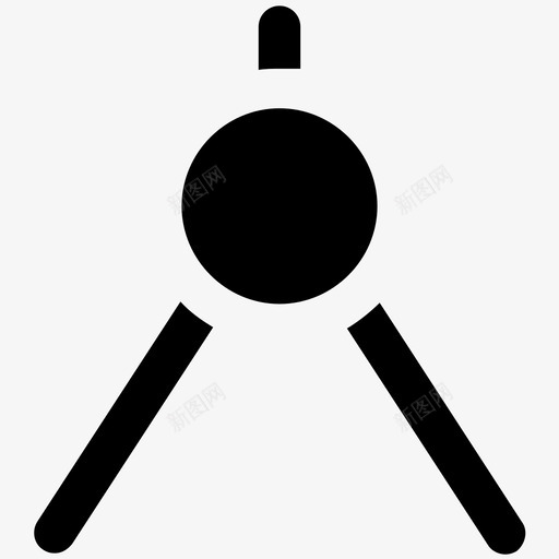指南针地图几何工具图标svg_新图网 https://ixintu.com 几何工具 几何罗盘 地图 导航 指南针 方向 绘图工具 蓝图 设计和开发粗体实体图标