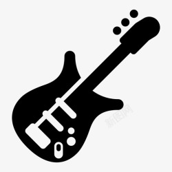 爵士电吉他电吉他声音摇滚音乐图标高清图片