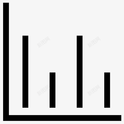 财务图统计增长图标svg_新图网 https://ixintu.com ui图标 业务评估 减少 增长 条形图 汇兑 统计 财务图 货币 预测