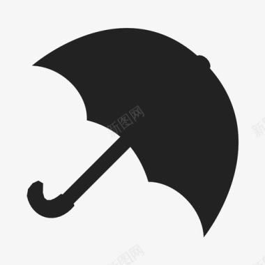 雨伞布罗利干燥图标图标