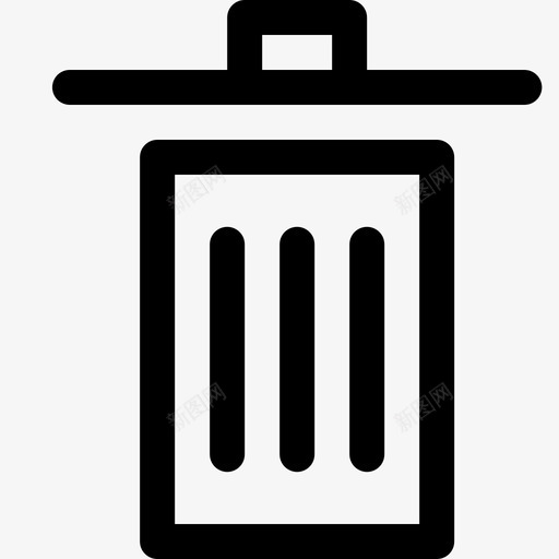 垃圾桶展示件回收图标svg_新图网 https://ixintu.com 回收 垃圾 垃圾桶 垃圾箱 容器 对象 展示件 废物 材料 编辑器用户界面 项目