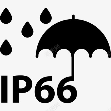 IP66标准符号安全监控全面图标图标