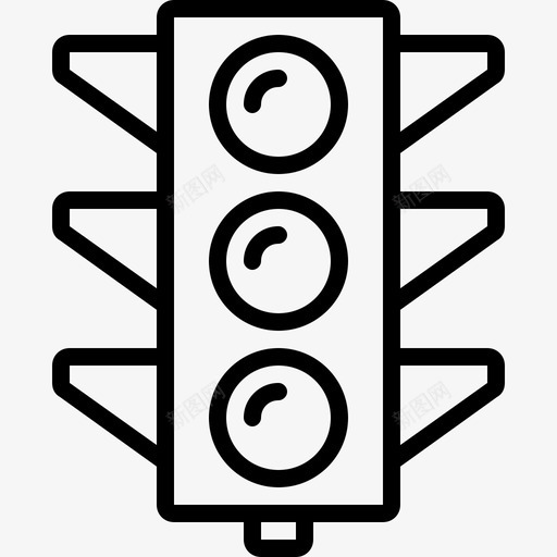 红绿灯街道公文包图标svg_新图网 https://ixintu.com 交通信号 公文包 口袋 当地新闻 新闻纸 案例 汽车和交通线路图标 红绿灯 街道