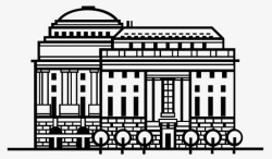 总统大厦罗纳德里根大厦华盛顿特区展品图标高清图片