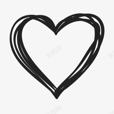 情人节身体心脏图标图标