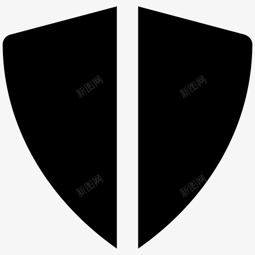 盾牌符号安全粗体图标svg_新图网 https://ixintu.com 安全粗体图标 盾牌符号