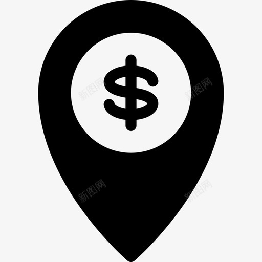 银行储蓄导航图标svg_新图网 https://ixintu.com 位置 储蓄 地图 地图位置实线图标 导航 本地 联邦存款保险公司 账户管理 货币账户 贷款 银行