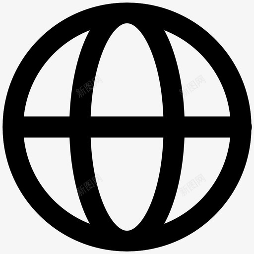 全球大陆国家图标svg_新图网 https://ixintu.com 世界 互联网 全球 国家 地图 地球 大陆 旅游 物流配送加粗线图标